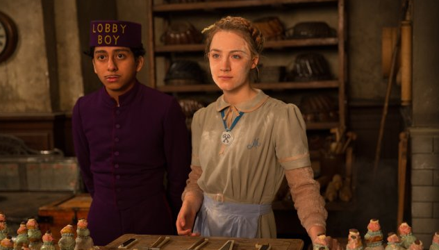 Another photo of Tony Revolori and Saoirse Ronan from THE GRAND BUDAPEST HOTEL